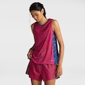Camiseta Regata Farm Dryfit Leopardo Feminina ROSA/AZUL