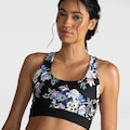 TOP FARM  NADADOR  FLORAL LENI PRETO/AZUL CLA