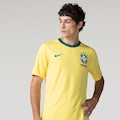 Camisa Brasil Nike I 2026/27 Fã Masculina AMARELO/VERDE CLA