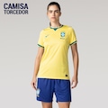 Camisa Brasil Nike I 2026/27 Torcedora Pro Feminina AMARELO/VERDE CLA