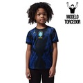 Camisa Brasil Nike Jordan II 2026/27 Torcedor Pro Criança AZUL/PRETO