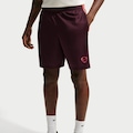 Opção de cor MARROM ESC/VERMELHO de Calção Nike Academy Masculino