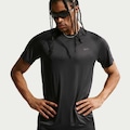 CAMISETA NIKE M NK DFADV STRIDE NV CINZA ESCURO/PRETO