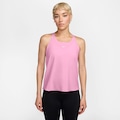 Opção de cor ROSA/BRANCO de Camiseta Regata Dri-FIT Nike Pro Elastika Feminina