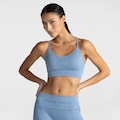 Opção de cor AZUL CLARO de Top Dri-FIT Nike Pro Feminino