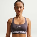 Top Nike Pro Dri-FIT - Feminino CINZA/ROSA