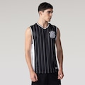 Camiseta Regata do Corinthians Recorte Coimbra Masculina PRETO