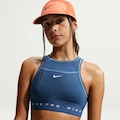 Top Swoosh profissional da Nike Infantil AZUL ESC/BRANCO
