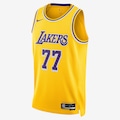 Camiseta Regata Doncic do Los Angeles Lakers Masculina Nike Dri-Fit AMARELO