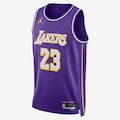 Camiseta Regata Nike Los Angeles Lakers Dri-FIT Swingman Jersey Statement 2025 - Masculina ROXO