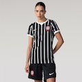 Camisa do Corinthians II 26/27 Torcedora Nike Feminina PRETO/BRANCO