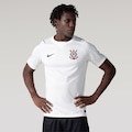 Camisa do Corinthians I 26/27 Torcedor Nike Masculina BRANCO/PRETO