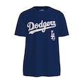 Camiseta Fanatics MLB Los Angeles Dodgers Wordmark Masculina AZUL