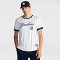 Camiseta Fanatics Major League Baseball Team Embroidery New York Yankees Maculina BRANCO