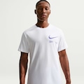 CAMISETA NIKE M NK DF  STD HBR BRANCO/ROXO