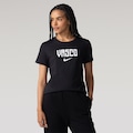 CAMISETA VASCO NK VERBIAGE TEE FEM PRETO/BRANCO