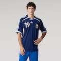 Camisa Argentina II 2006 Messi Torcedor adidas Masculina AZUL ESCURO