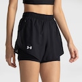 SHORTS UNDER ARMOUR FLY BY 2I PRETO/PRETO