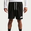 Bermuda Nike M Club Knit FLW S Masculina PRETO/BRANCO