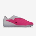 Chuteira Society Infantil Phantom 6 Low Club BRANCO/ROSA