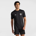 Opção de cor PRETO de Camisa do Galo Embossed Masculina