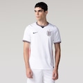 Camisa Inglaterra I 26/27 Torcedor Nike Masculina BRANCO/VERMELHO
