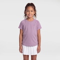 Camiseta Asics Lic Emblema Feminina Infantil LILAS