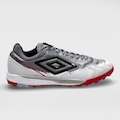 Chuteira Society Adulto Umbro Adam Master Class BRANCO/CINZA