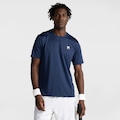 Opção de cor AZUL ESCURO de Camiseta FILA Tennis Basic Masculina
