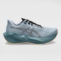 Tênis de Corrida Unissex Asics Novablast 6 Liteshow AZUL CLA/VERDE ESC