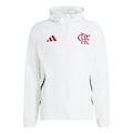 Jaqueta Corta Vento do Flamengo 2026 adidas TT Masculina BRANCO
