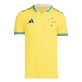 Camisa adidas Cruzeiro Brasil 26 Masculina AMARELO/VERDE