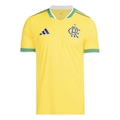 Camisa adidas Flamengo Brasil 26 Masculina AMARELO/VERDE