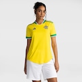 Camisa adidas Flamengo Brasil 26 Feminina AMARELO/VERDE