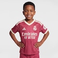 Camisa Real Madrid III 2026/27 adidas Infantil ROSA ESCURO