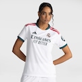 Camisa Real Madrid I 2026 adidas Feminina BRANCO