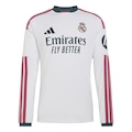 Camisa Manga Longa Real Madrid I 2026/27 adidas Torcedor Masculina BRANCO