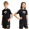 Opção de cor PRETO de Camiseta adidas Colleg Infantil
