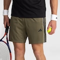 Bermuda adidas 3 Stripes Masculina VERDE ESCURO