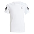 Camiseta Club 3 Listras adidas Infantil BRANCO