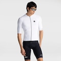 Camisa de Ciclismo Unissex Manga Curta Fiber 2 Mauro Ribeiro BRANCO