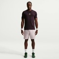Camiseta Dri-FIT Nike Court Heritage Unissex VINHO