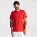 Camiseta Nike Chicago Bulls SS Logo Masculina VERMELHO/BRANCO