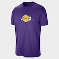 Camiseta do Lakers Nike Logo Adulto ROXO