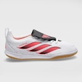 Chuteira Futsal Infantil adidas Predator Club BRANCO/ROSA
