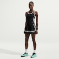 Short Saia Nike NKCT Slam Feminino PRETO/BRANCO