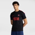 Camisa Paris Saint-Germain Nike Strike - Masculina PRETO/VERMELHO