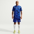 Calção Nike Academy Aop Masculino AZUL/BRANCO