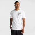 Camiseta do Vasco da Gama Nike Crest Tee Masculina BRANCO/PRETO