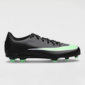 Opção de cor PRETO/VERDE de Chuteira de Campo Adulto Nike Vapor 17 Club